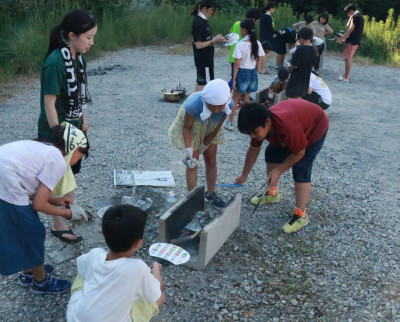 夏休み子どもキャンプを開催